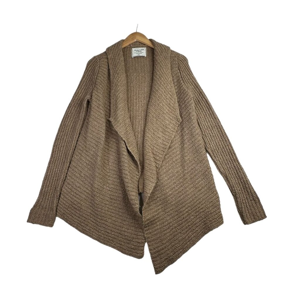 Abercrombie & Fitch Knit Open Cardigan size XS Tan